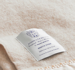 Champagne - North Star Pure New Wool Blanket