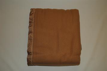 Traditional Acrylic Blanket Camel