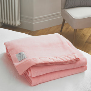 Pink - North Star Pure New Wool Blanket