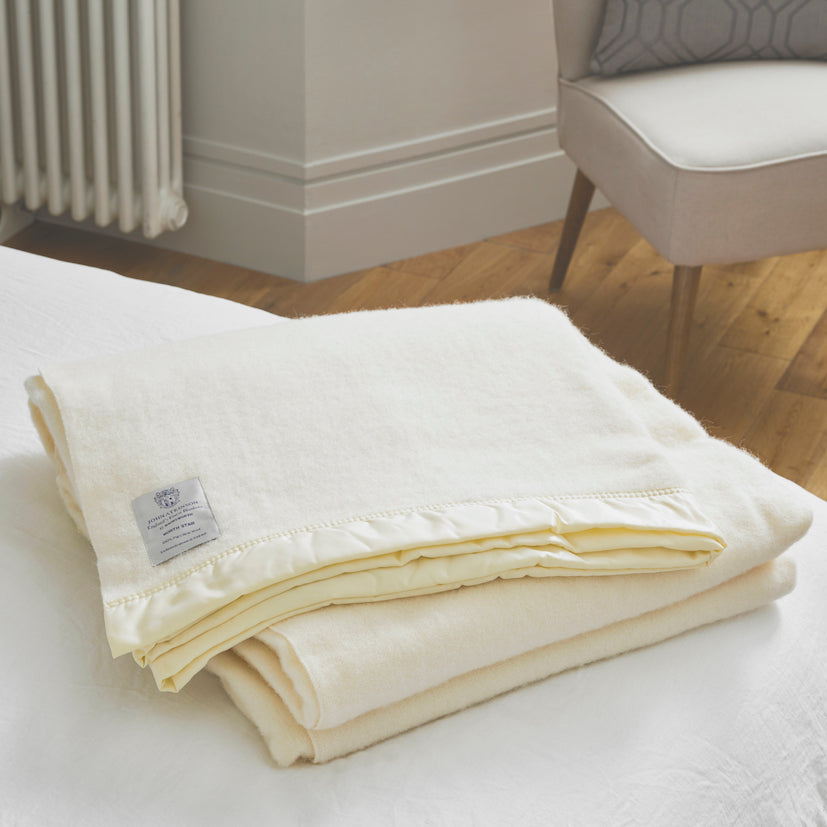 Wool White - North Star Pure New Wool Blanket